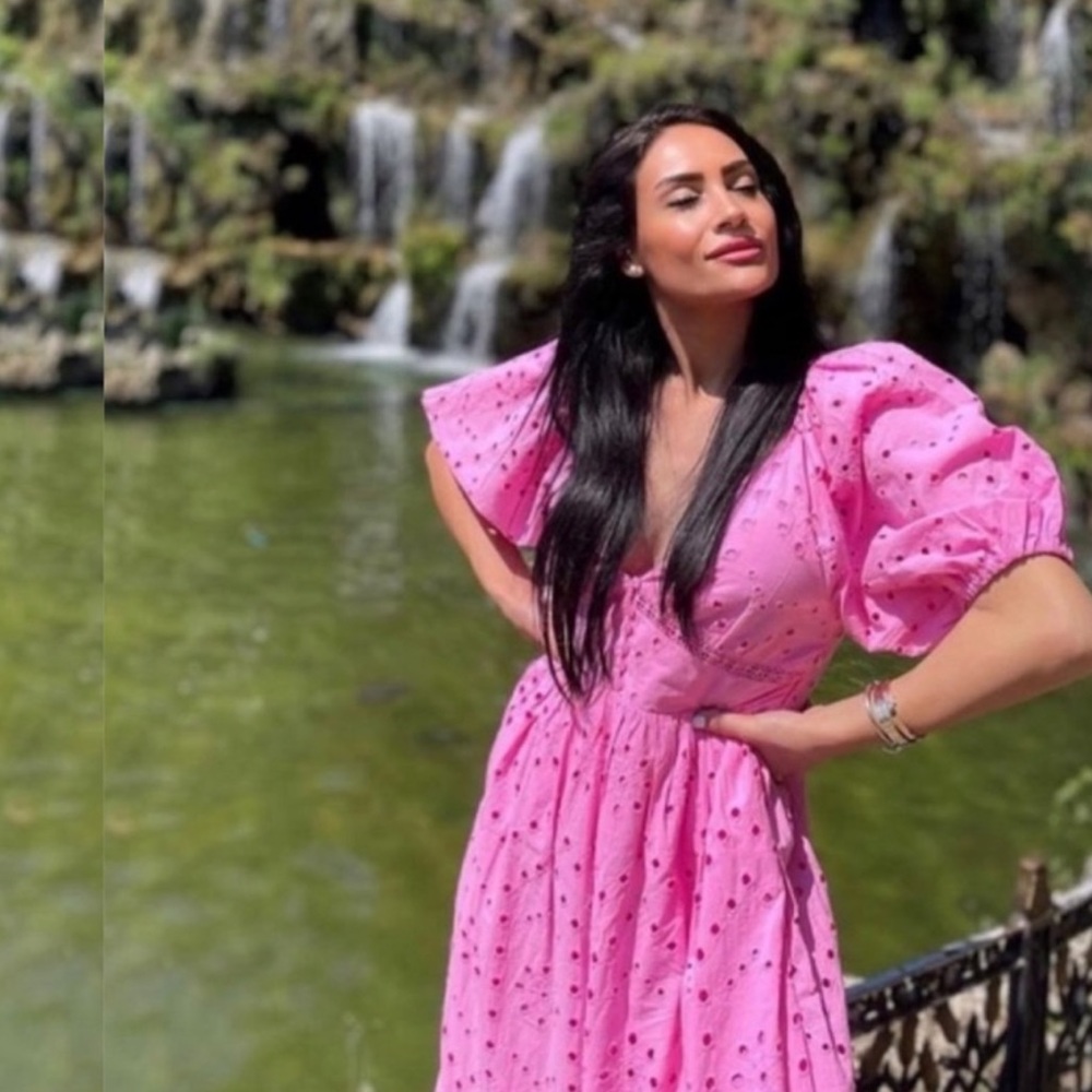 GORGEOUS ZARA Embroidered Eyelet Detailed Dress - Picture 11 of 12